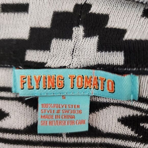 Flying Tomato Women's Aztec Print Long Sleeve Open Cardigan Size Small - Picture 10 of 10